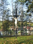 Chtelnica - kríž pri kostole sv. Jána Krstiteľa
