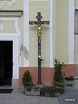 Petrova Ves - železný kríž pri kostole