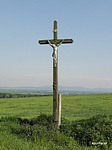 Unín - drevený kríž v chotári